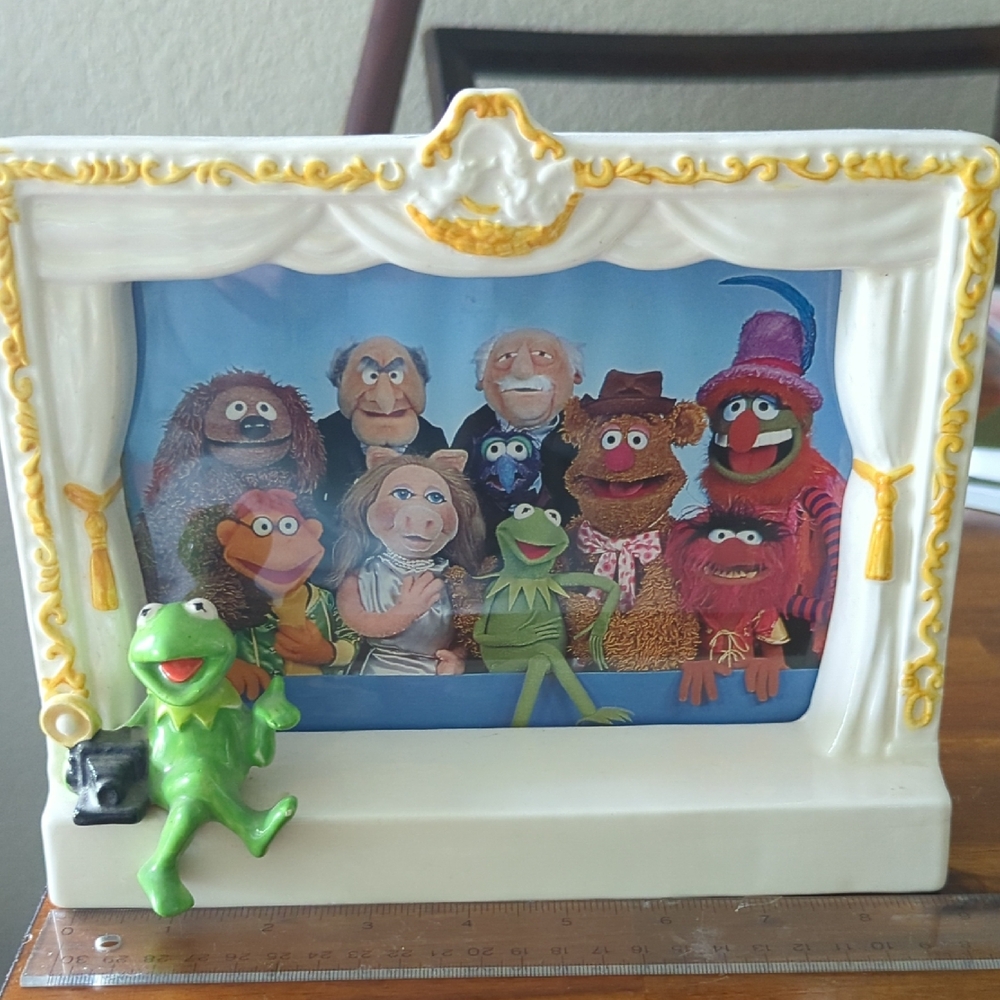 Muppets Ceramic Frame with Kermit Figurine